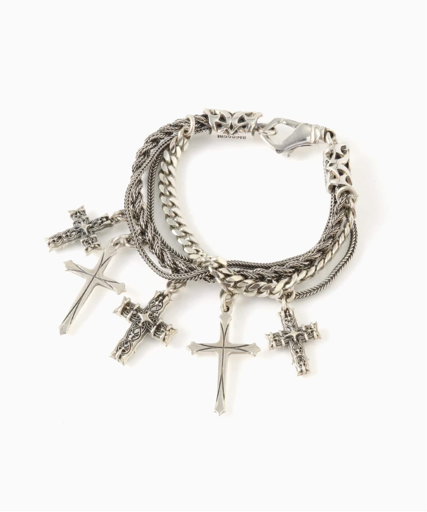 Emanuele Bicocchi NOTRE CROSS Crosses Braided Chain Bra