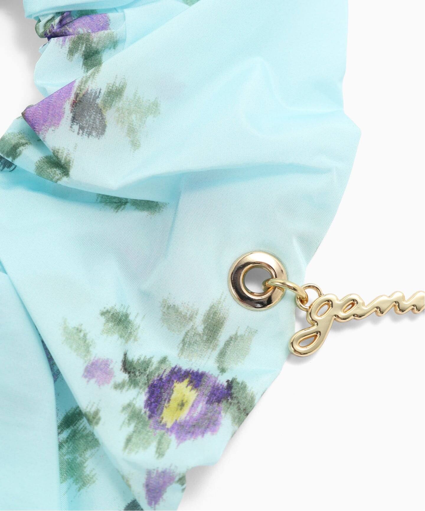 GANNI Scrunchie Printed Blue（ヘアアクセサリー）｜BOICE FROM