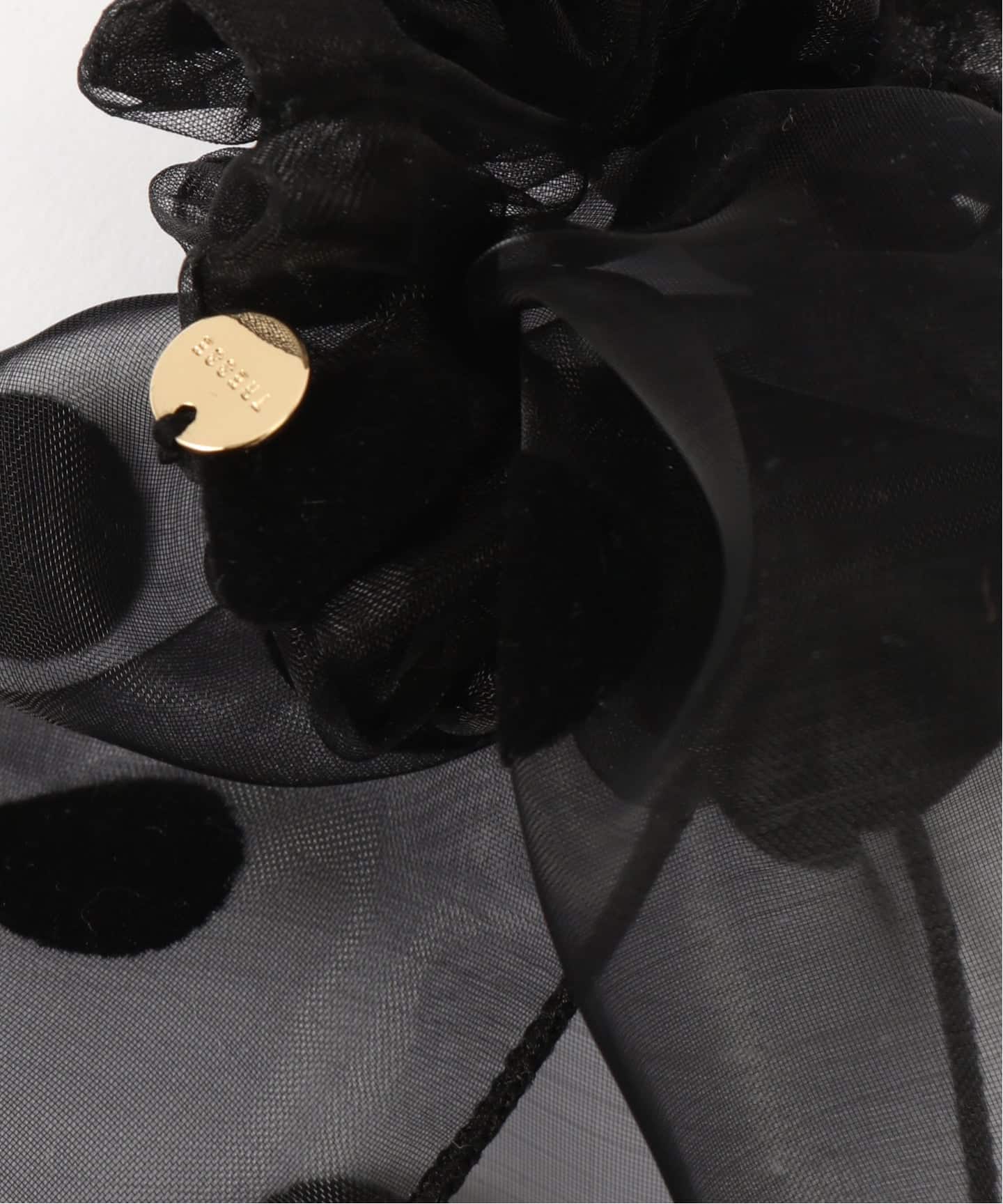 TRESSE sheer dot ribbon chouchou CH-19（ヘアアクセサリー）｜BOICE