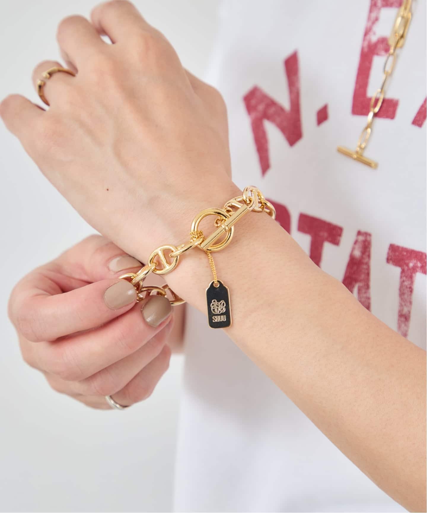 SHUU/奏那-L SONA-L/ CHAIN BRACELET 19.3cm 5163563024（ブレスレット
