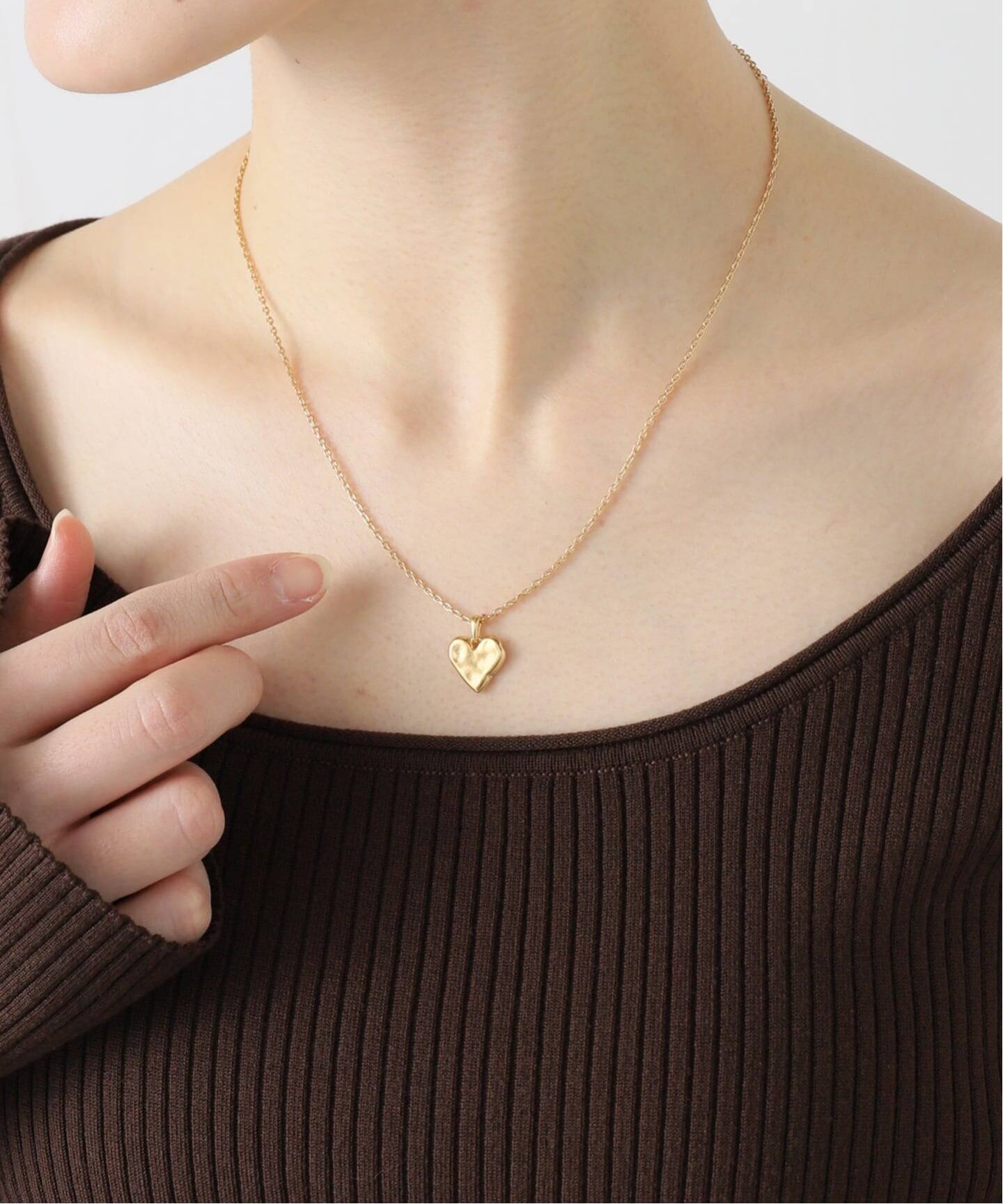 TEN. ハートシルフィウムネックレス GD TEN. ハートシルフィウムネックレス GD（ネックレス）｜BOICE FROM