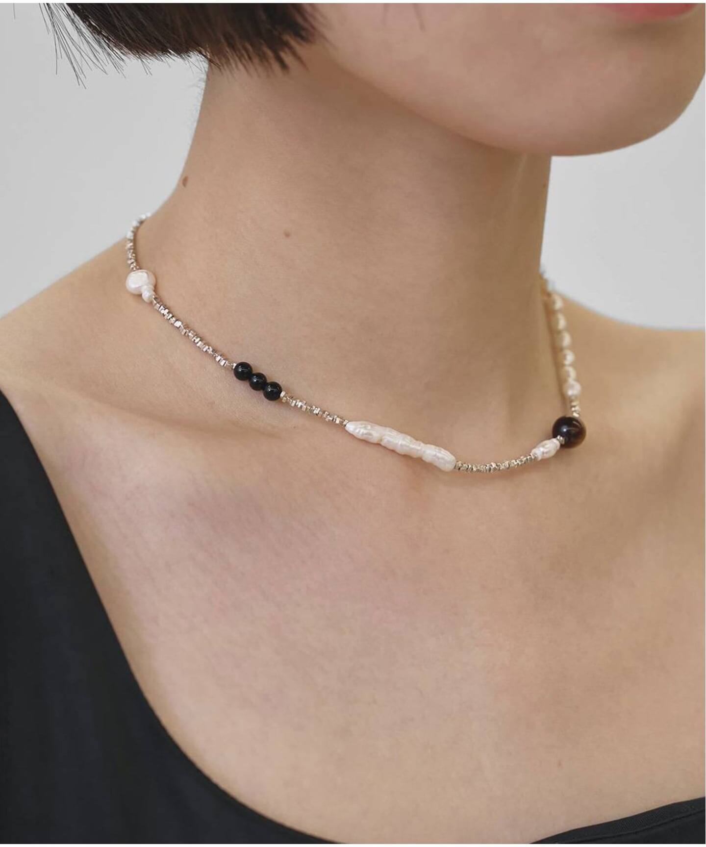 TODAYFUL Asymmetry Pearl Choker（ネックレス）｜BOICE FROM