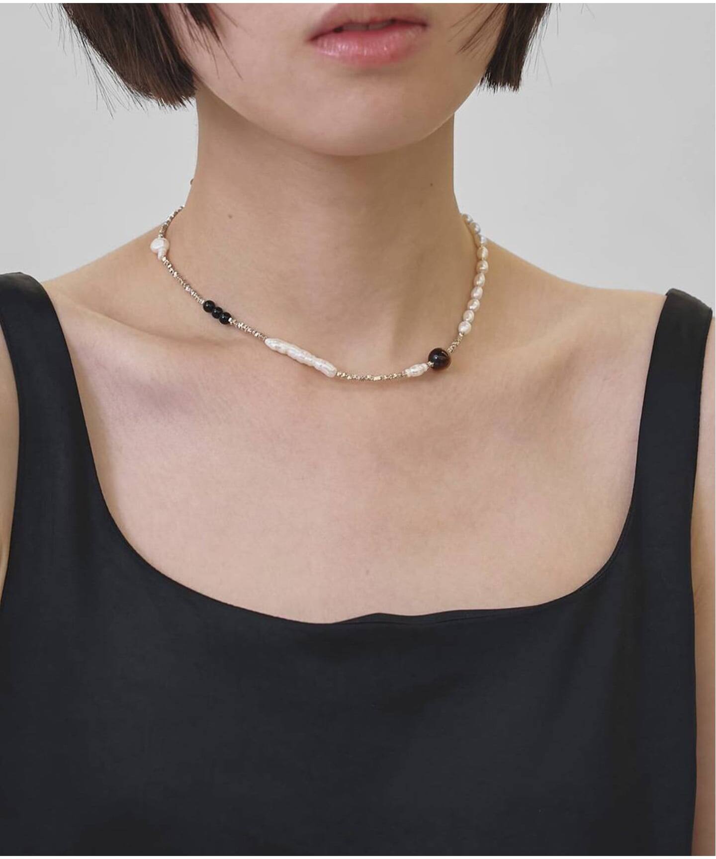 TODAYFUL Asymmetry Pearl Choker（ネックレス）｜BOICE FROM
