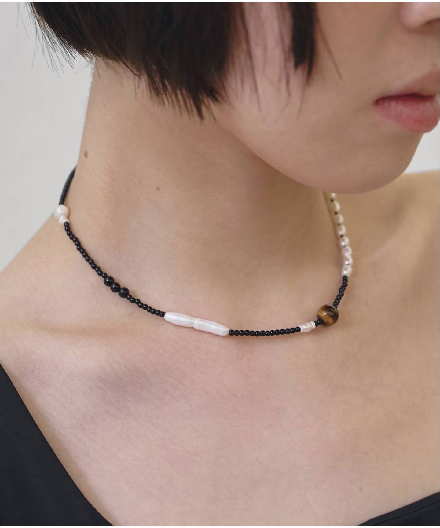 TODAYFUL Asymmetry Mix Choker（ネックレス）｜BOICE FROM BAYCREW