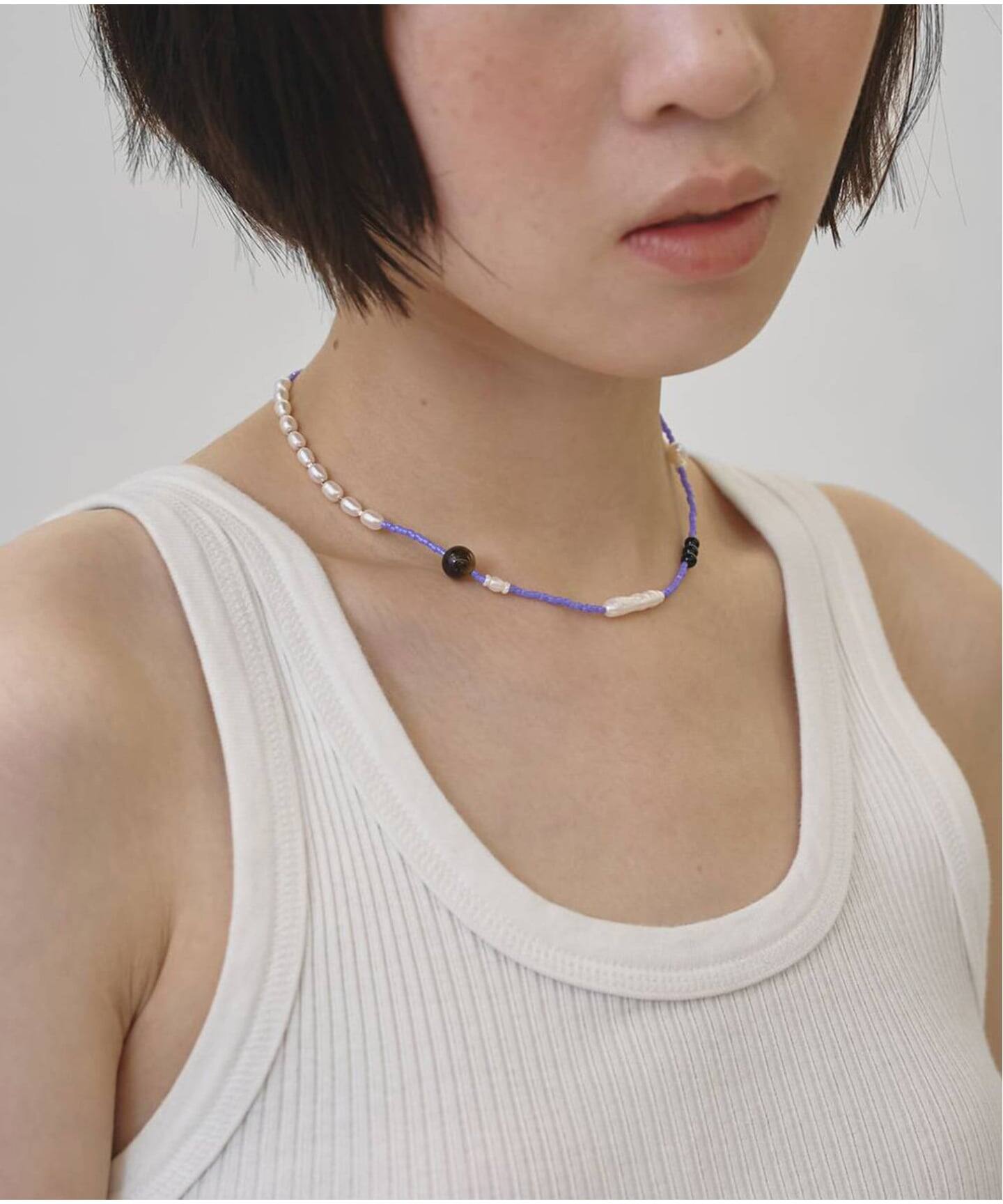 TODAYFUL Asymmetry Mix Choker（ネックレス）｜BOICE FROM BAYCREW