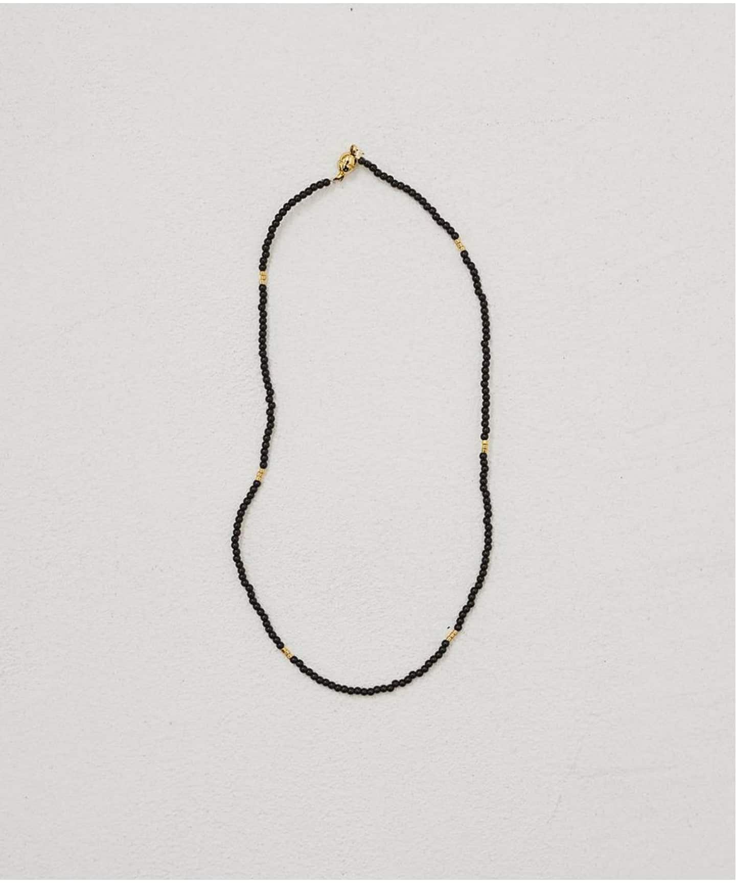 todayful Thin Beads Choker ブラック TODAYFUL Thin Beads Choker（ネックレス）｜BOICE FROM BAYCREW'S