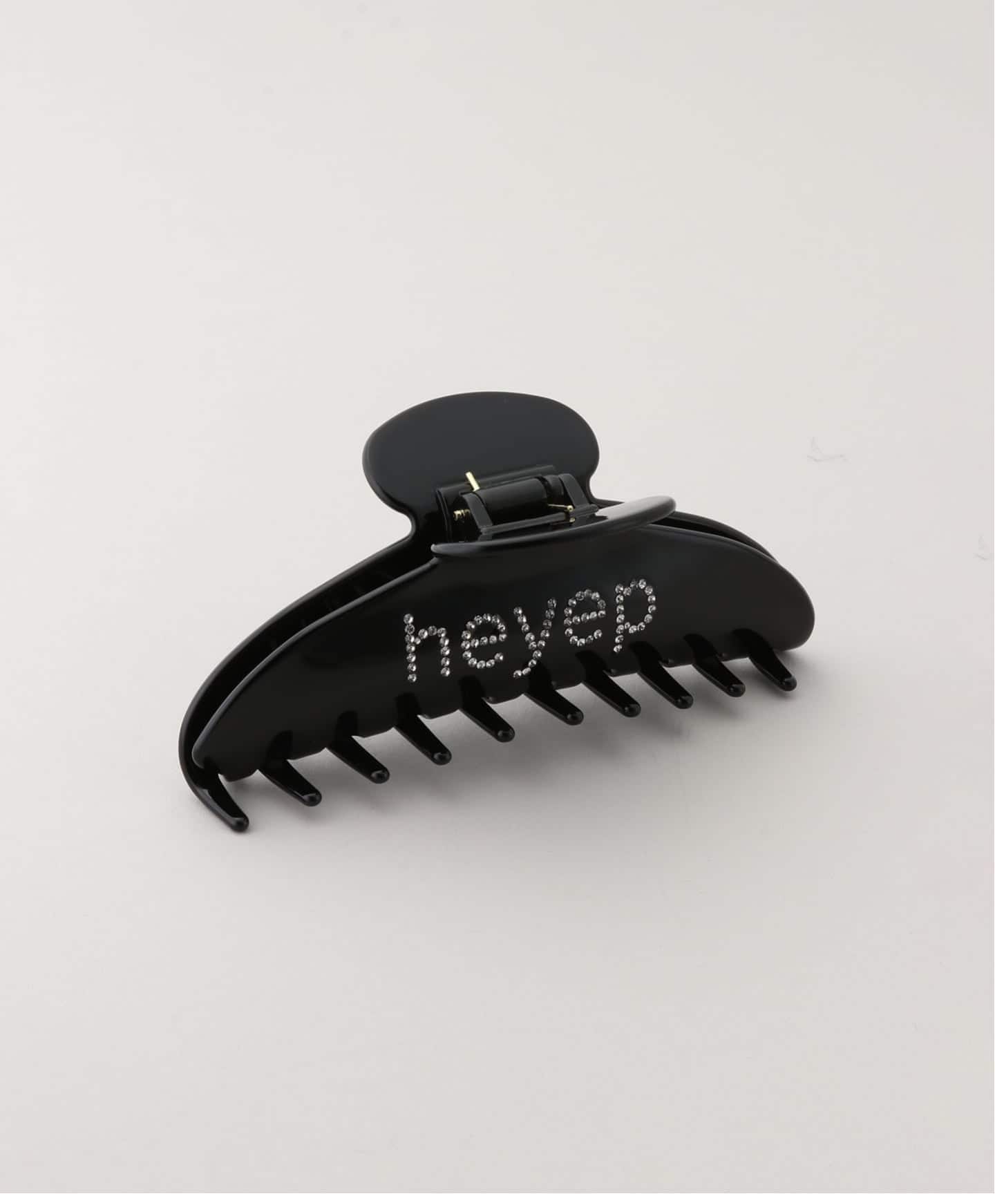 heyep Fine RhinestoneLogo Hair Clip（ヘアアクセサリー）｜BOICE
