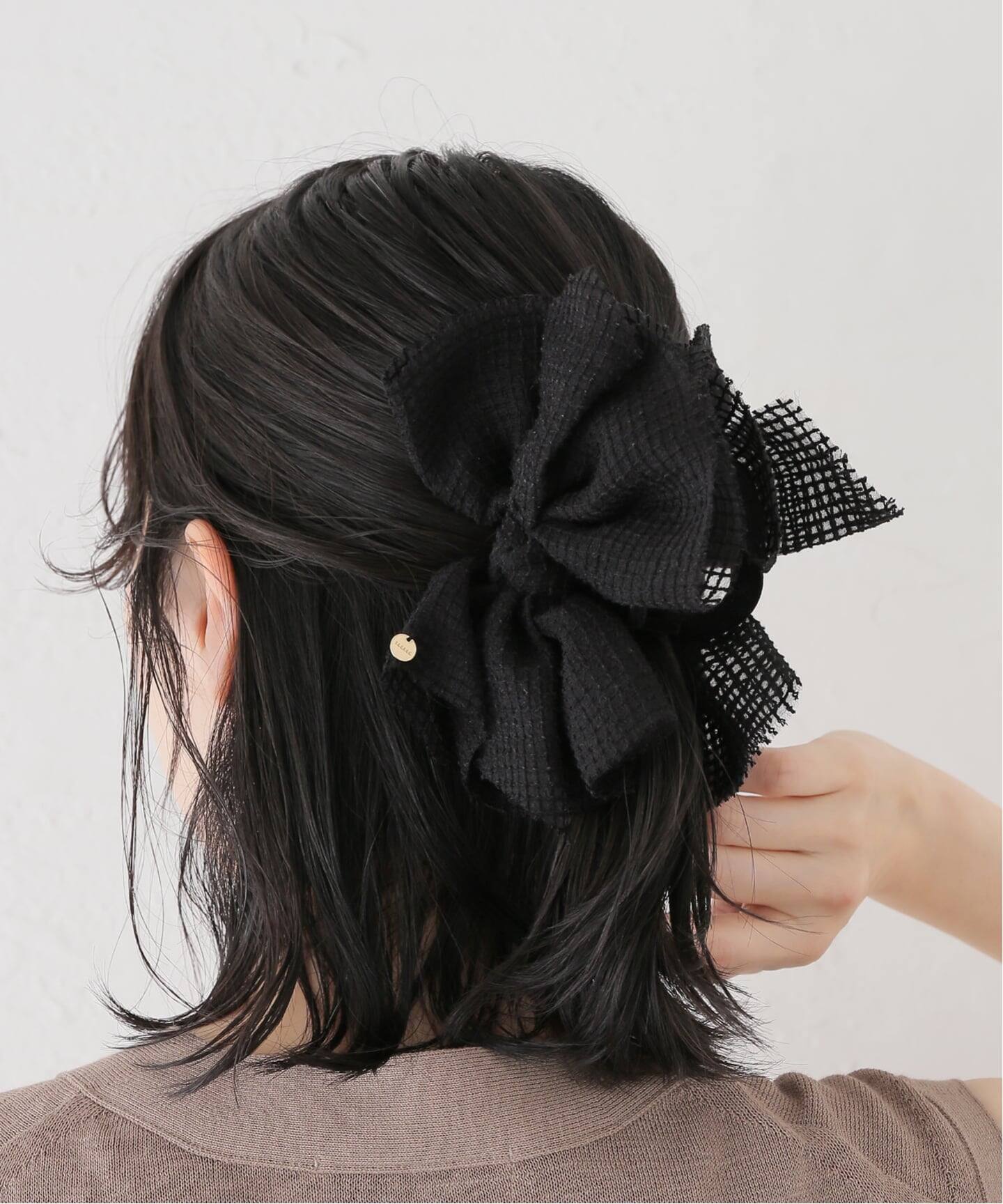 TRESSE mesh ribbon clip CL-20（ヘアアクセサリー）｜BOICE FROM