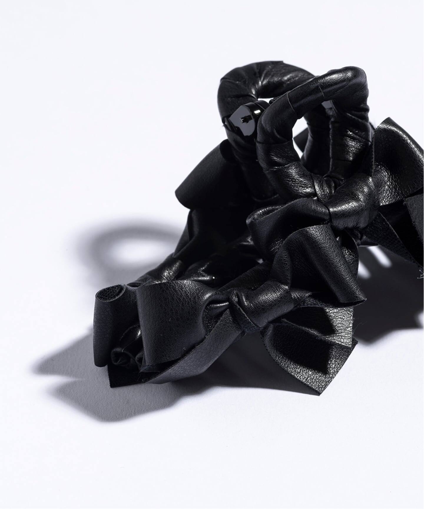 追加】TRESSE Leather ruban clip CL-06（ヘアアクセサリー）｜BOICE