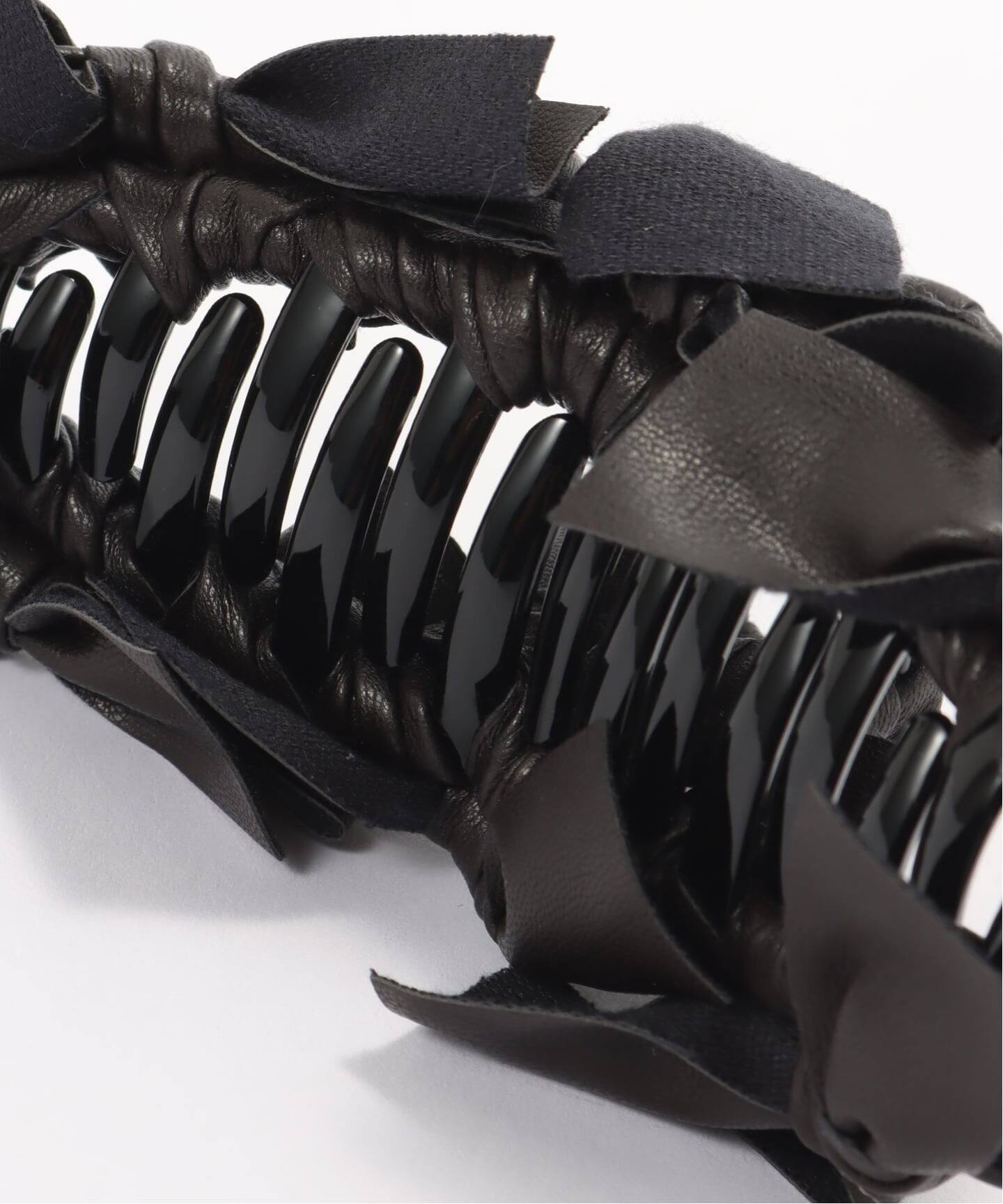 追加】TRESSE Leather ruban clip CL-06（ヘアアクセサリー）｜BOICE