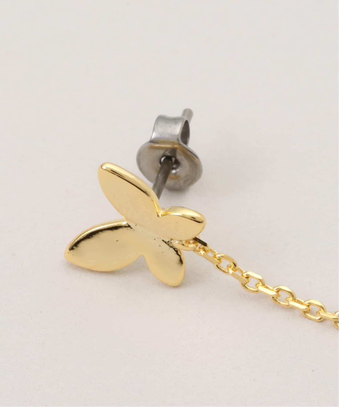 STELLAR HOLLYWOOD/ステラハリウッド バタフライロングピアス（ピアス