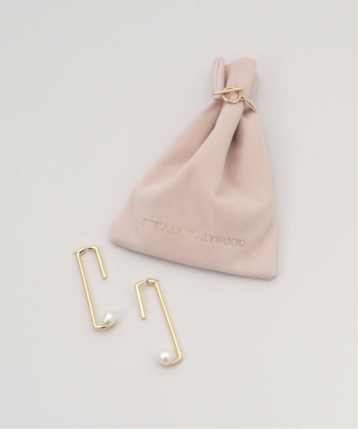 STELLAR HOLLYWOOD/ステラハリウッド リーニアパールピアス（ピアス