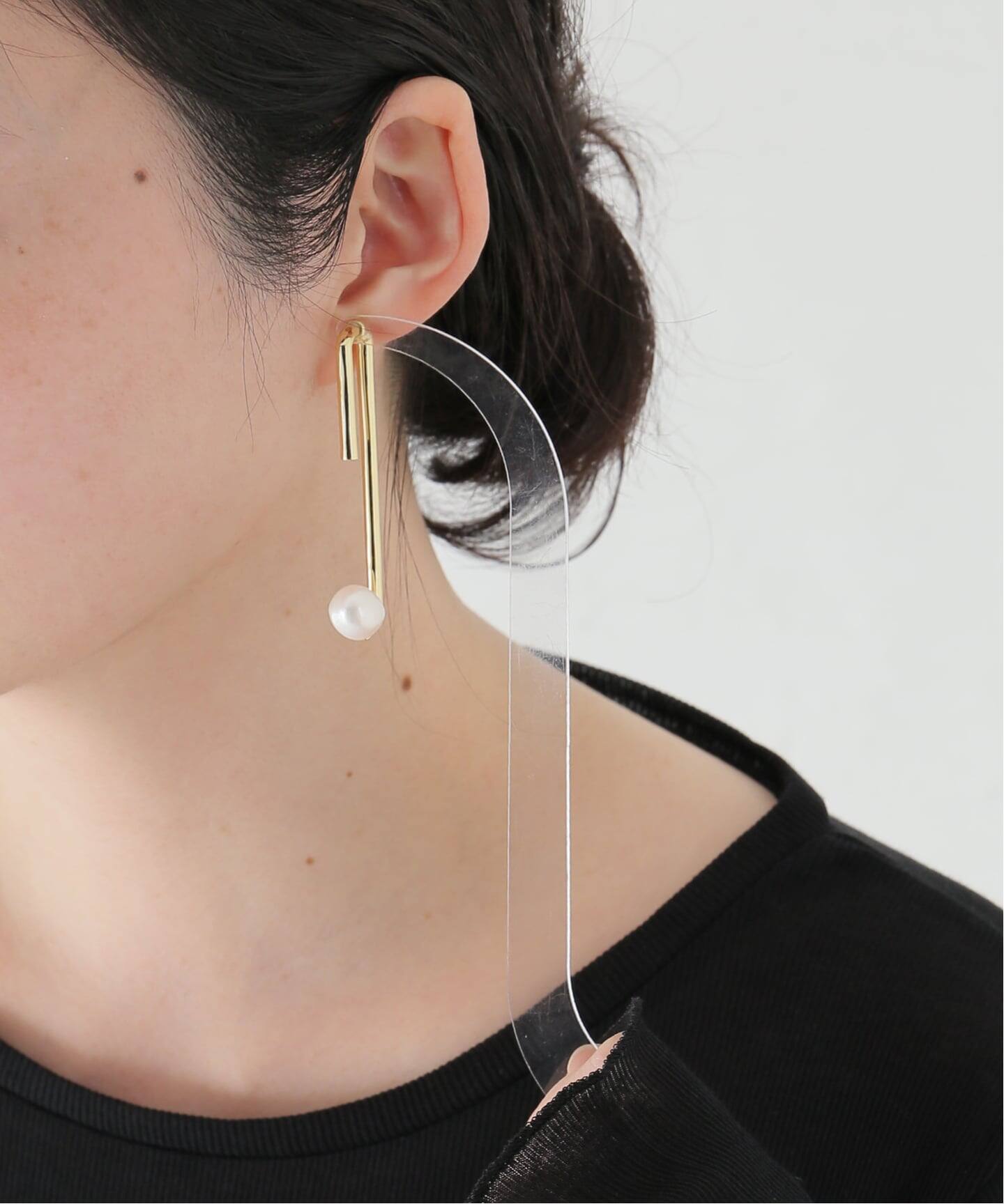 STELLAR HOLLYWOOD/ステラハリウッド リーニアパールピアス（ピアス
