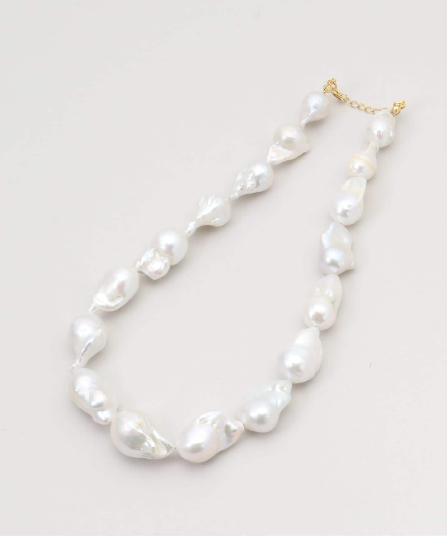 STELLAR HOLLYWOOD/ステラハリウッド ビッグバロックパールネックレス