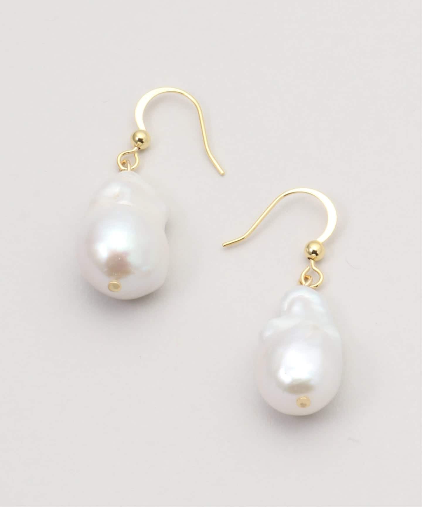 STELLAR HOLLYWOOD/ステラハリウッド ビッグバロックパールピアス