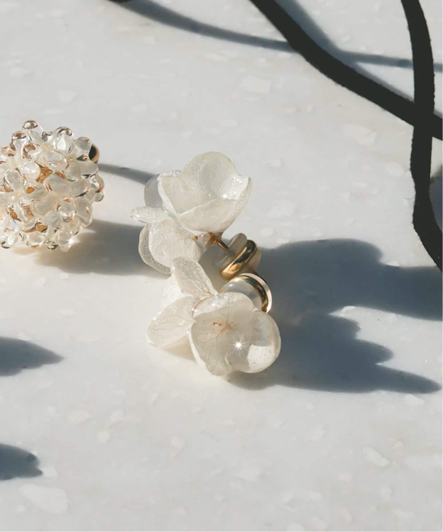 alpaca to hana/アルパカトハナ 紫陽花ピアス（ピアス（両耳用））｜La