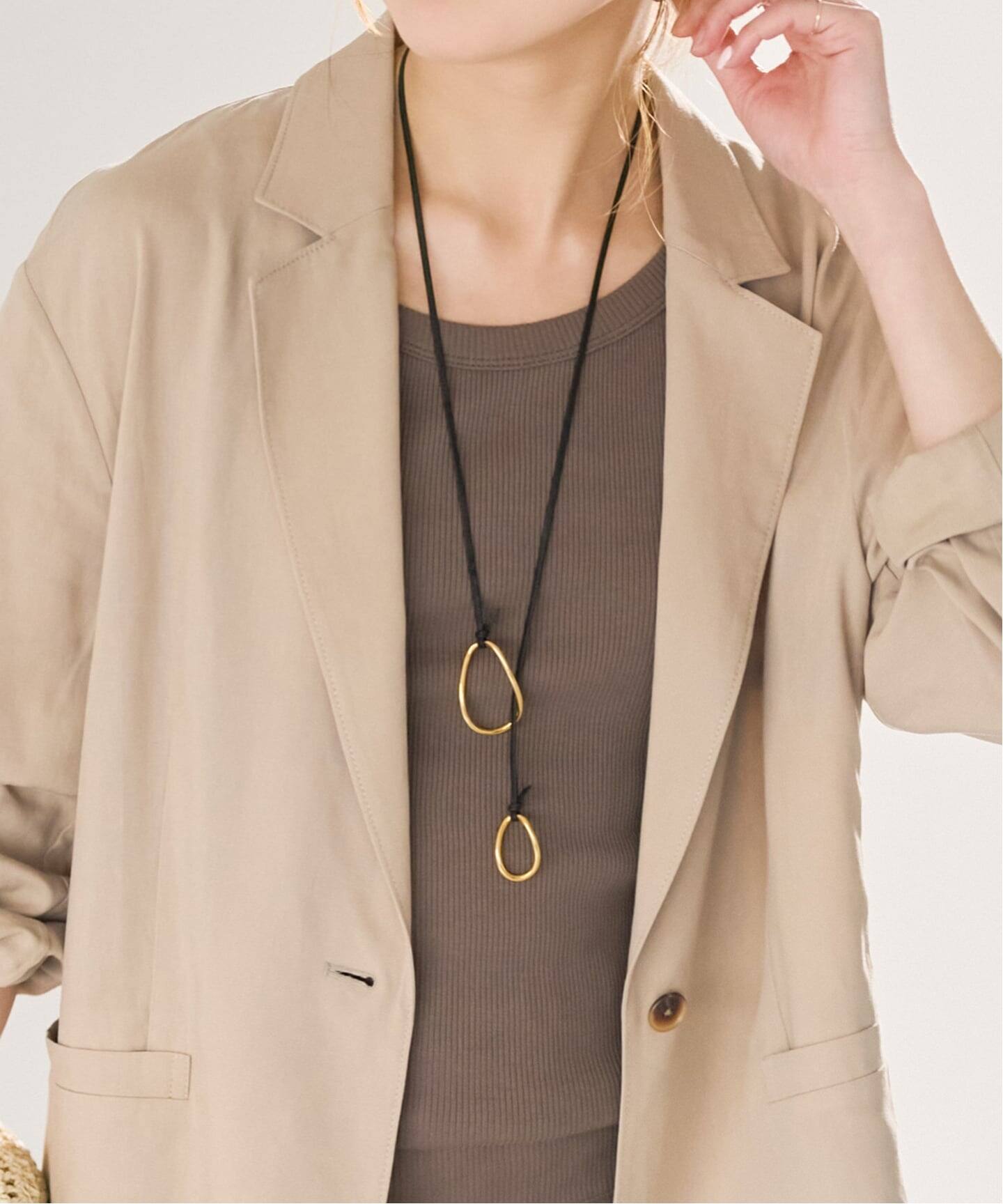 SYMPATHY OF SOUL / シンパシー・オブ・ソウル Vary Leather Nacklace 