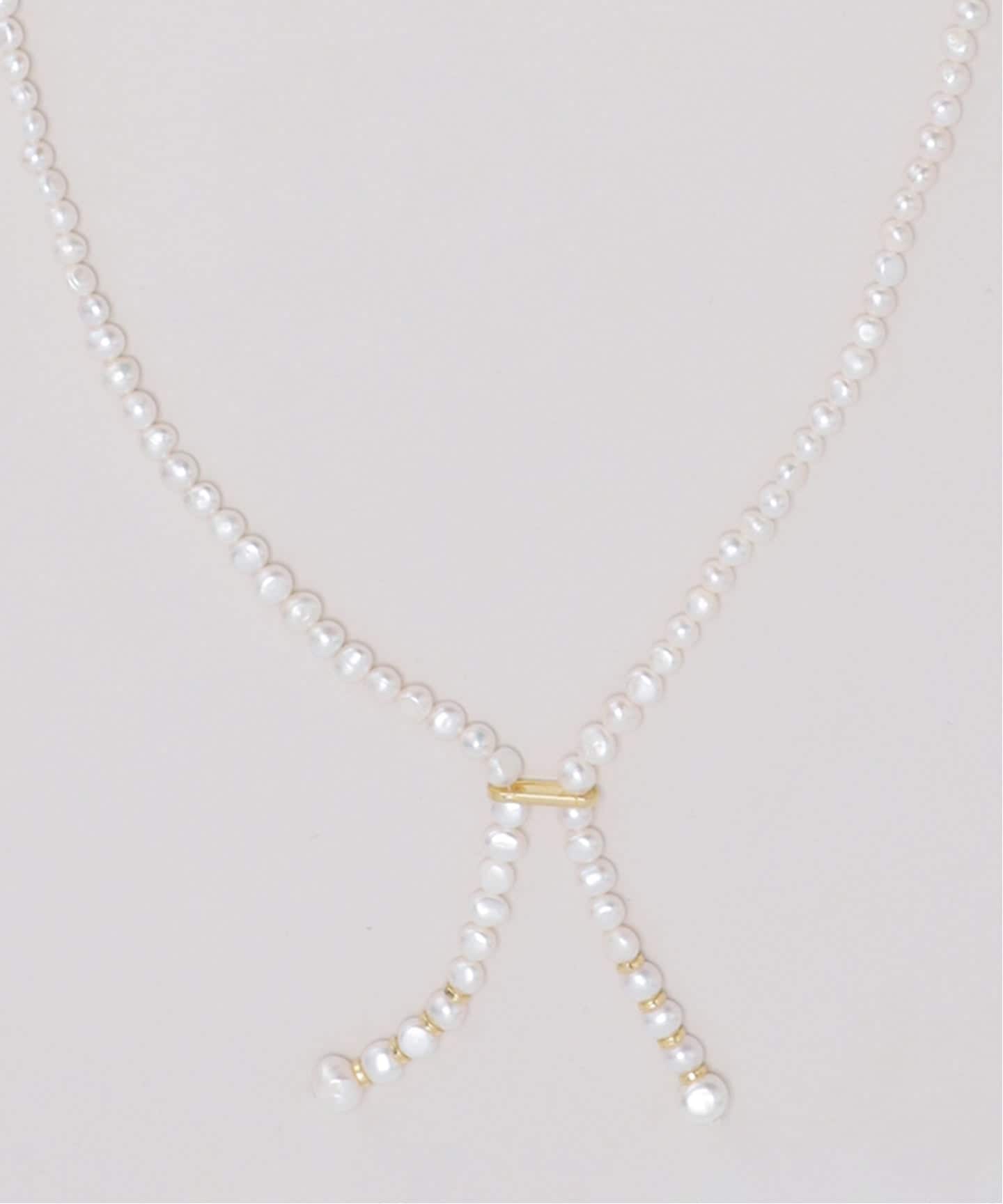 予約》EO / イオ Pearl & PC ロングネックレス（ネックレス）｜Spick