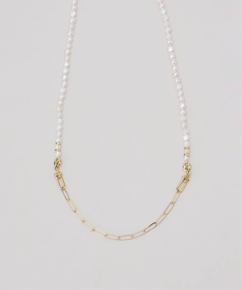 EO / イオ Pearl & PC ロングネックレス（ネックレス）｜Spick & Span 