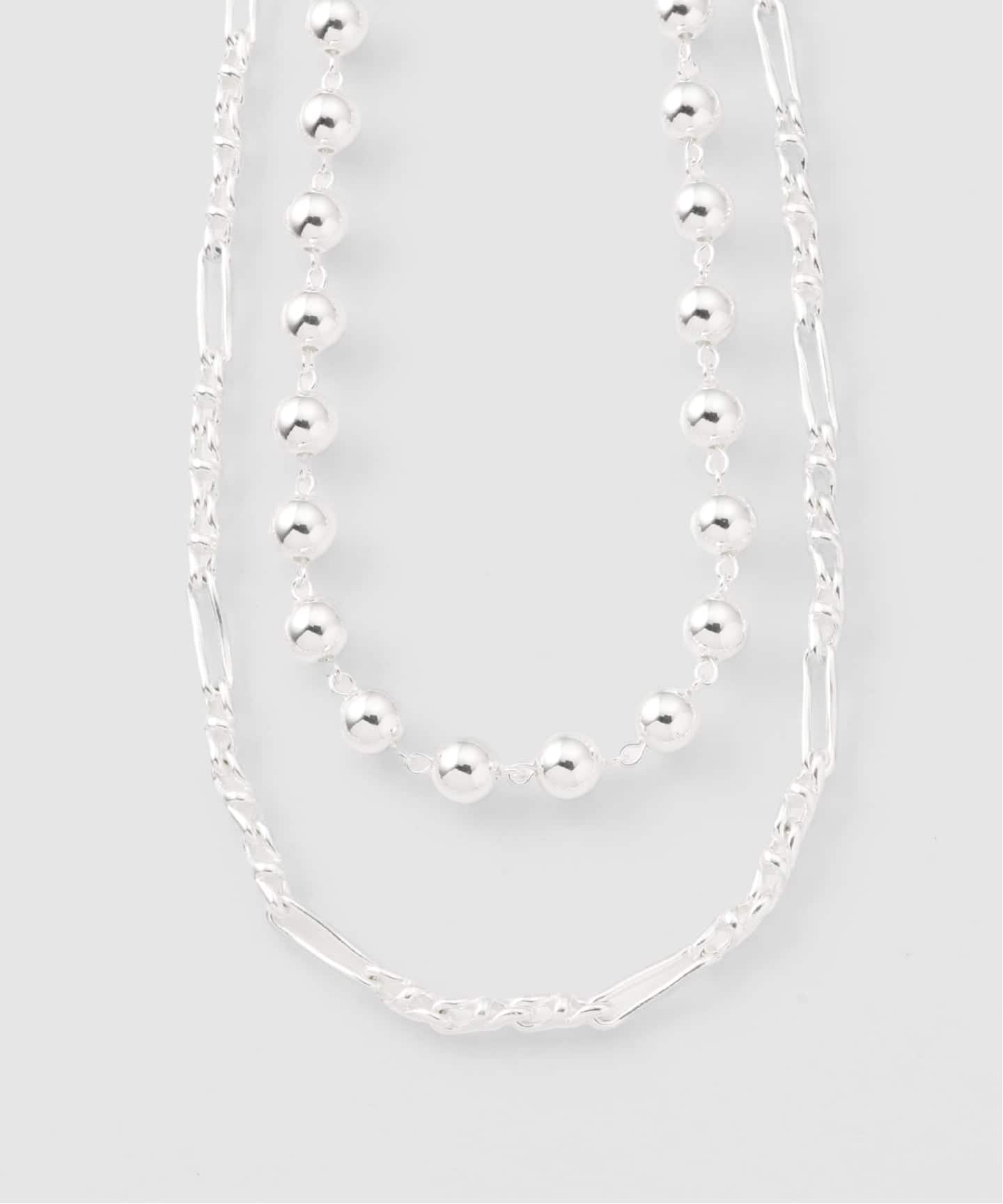 Soierie / ソワリー Chrome spike necklace(2P)（ネックレス）｜Spick