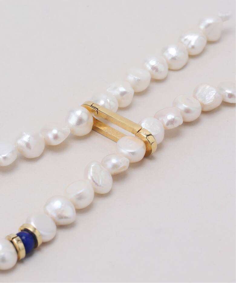 EO / イオ Pearl & Lapis Lazuli ラリアットネックレス（ネックレス 