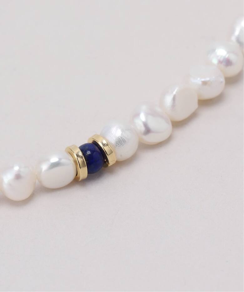 EO / イオ Pearl & Lapis Lazuli ラリアットネックレス（ネックレス 
