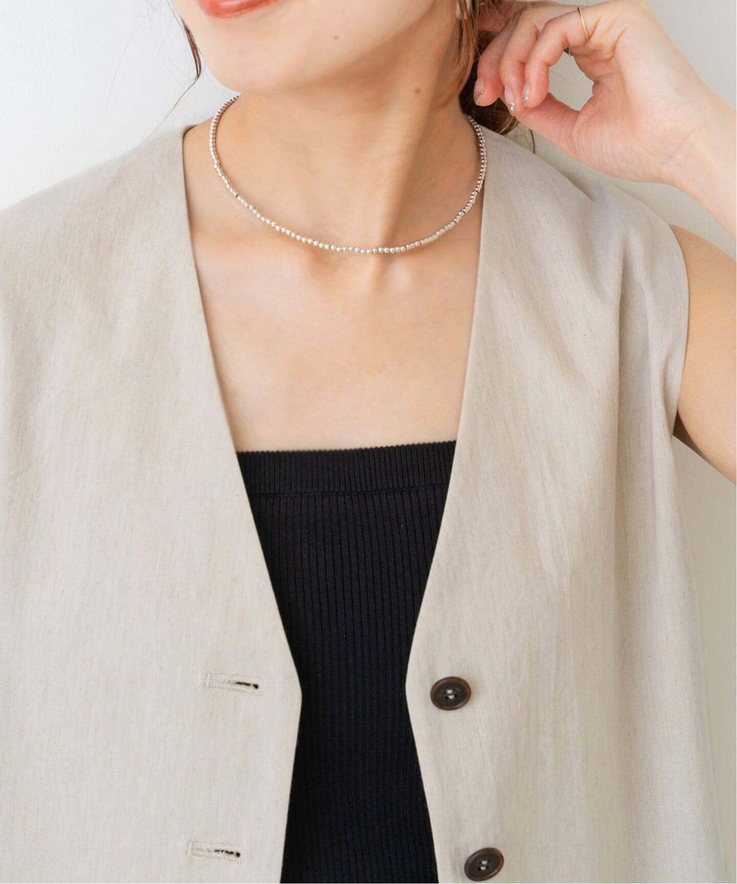 追加》ERICKA NICOLAS BEGAY ナバホ パールNC 3mm/40cm（ネックレス
