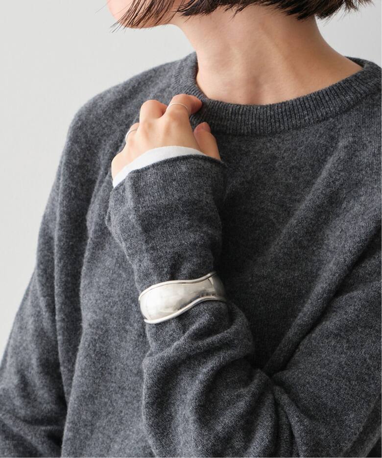 追加》BASENOTES/ ベースノート CURVE BANGLE N-H016（ブレスレット 