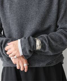 追加》BASENOTES/ ベースノート CURVE BANGLE N-H016（ブレスレット 