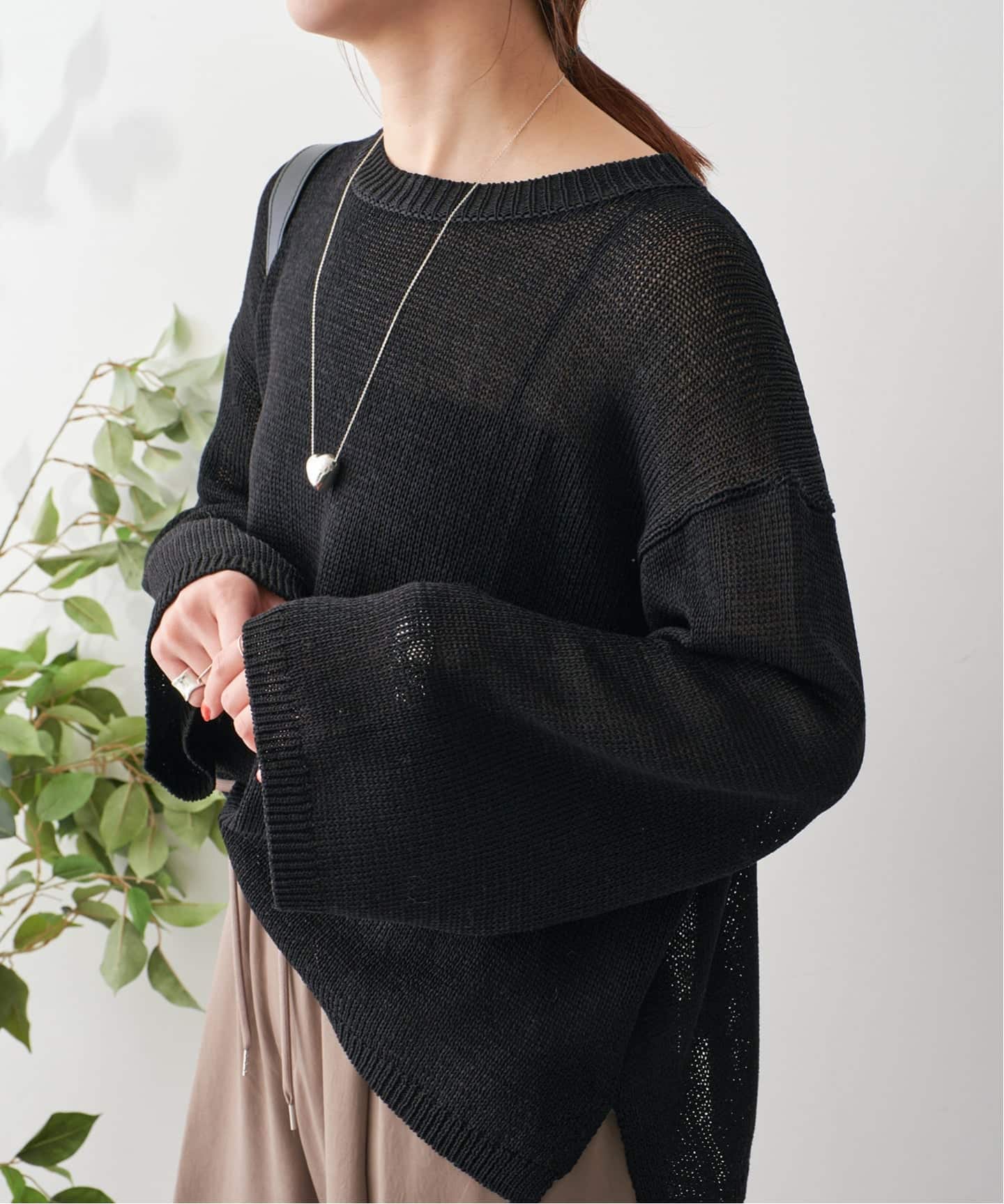 追加予約》BASENOTES / ベースノート 65cm tiny chain heart NC BN