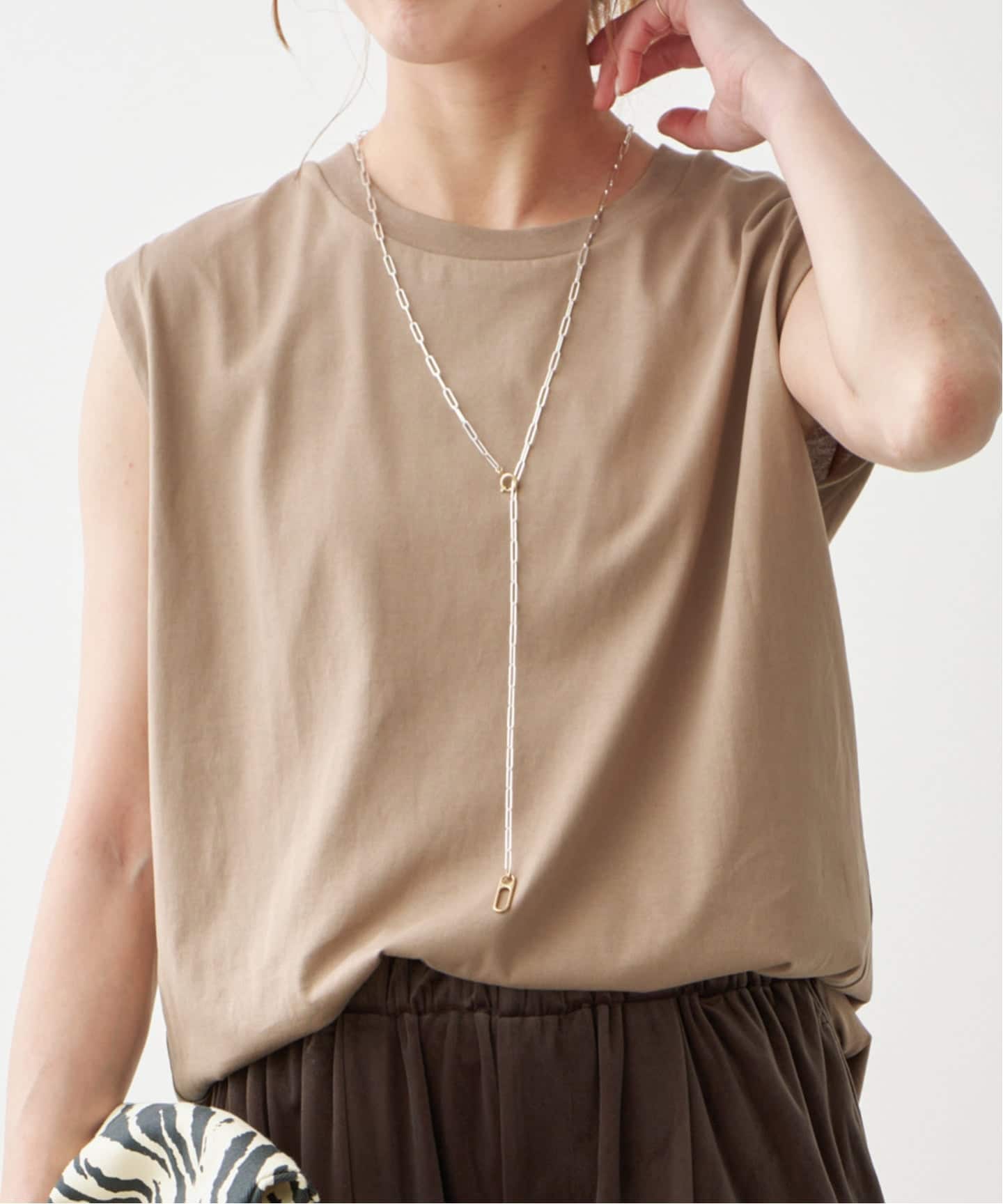 Soierie / ソワリー Clip frame necklace（ネックレス）｜Spick & Span