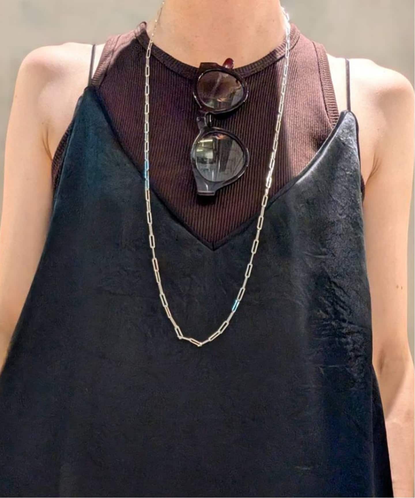 Soierie / ソワリー Clip frame necklace（ネックレス）｜Spick & Span