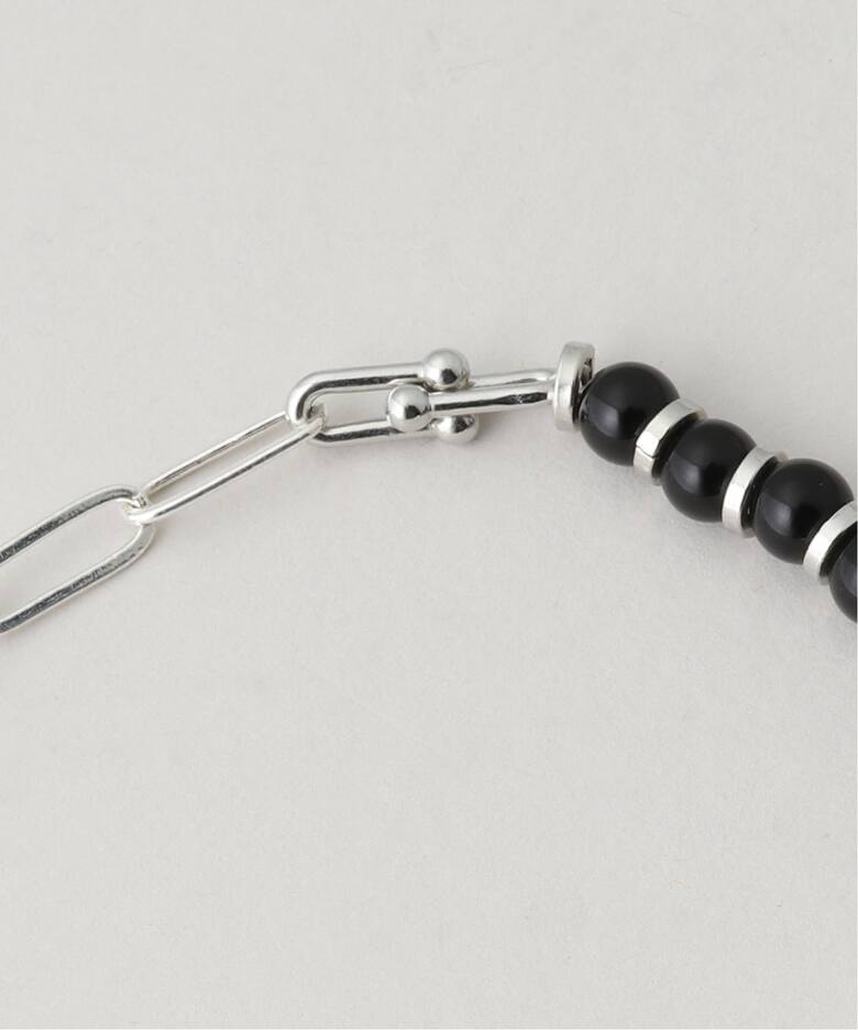 EO / イオ Pearl&PC Chain Lariat Necklace with O（ネックレス 
