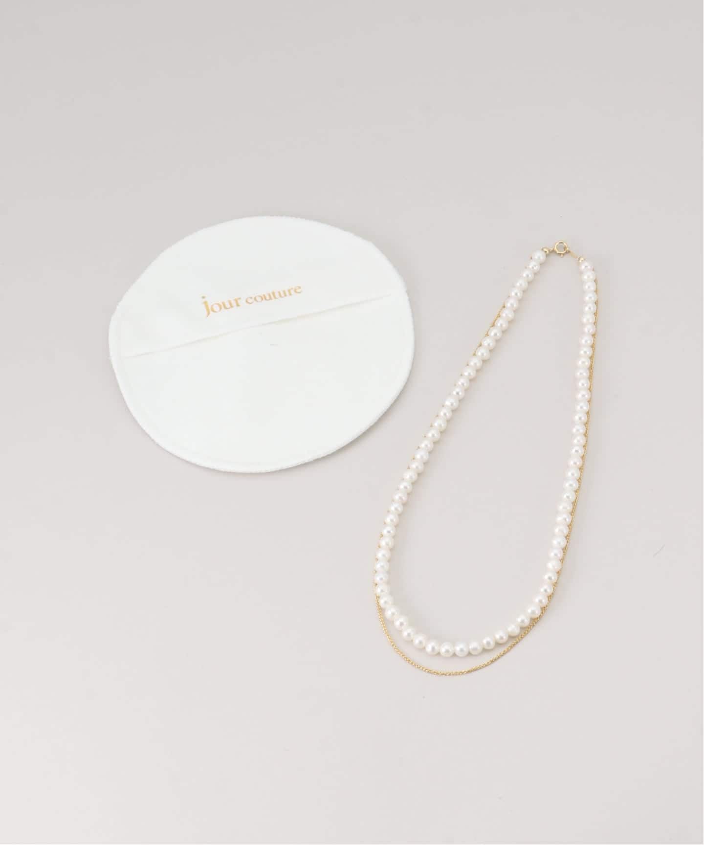 jour couture / ジュール クチュール 別注パール*チェーンネックレス