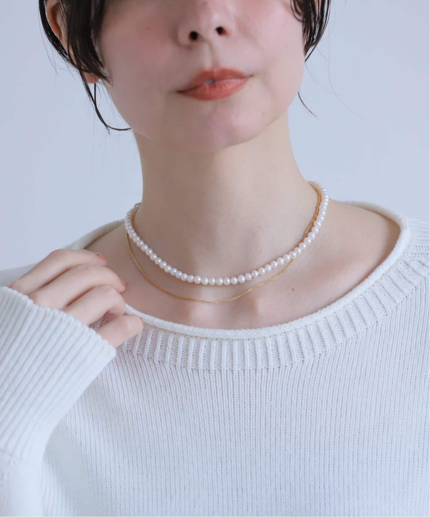 jour couture / ジュール クチュール 別注パール*チェーンネックレス