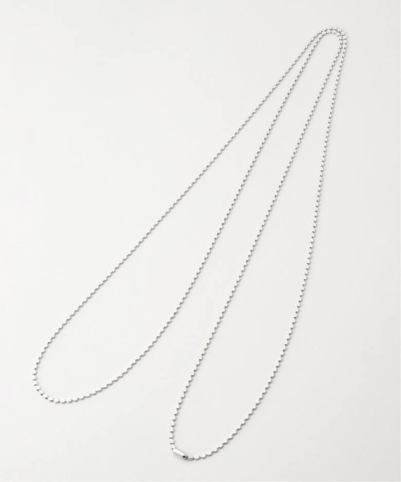 EO / イオ BALL CHAIN LONG NECKLACE（ネックレス）｜Spick & Span 