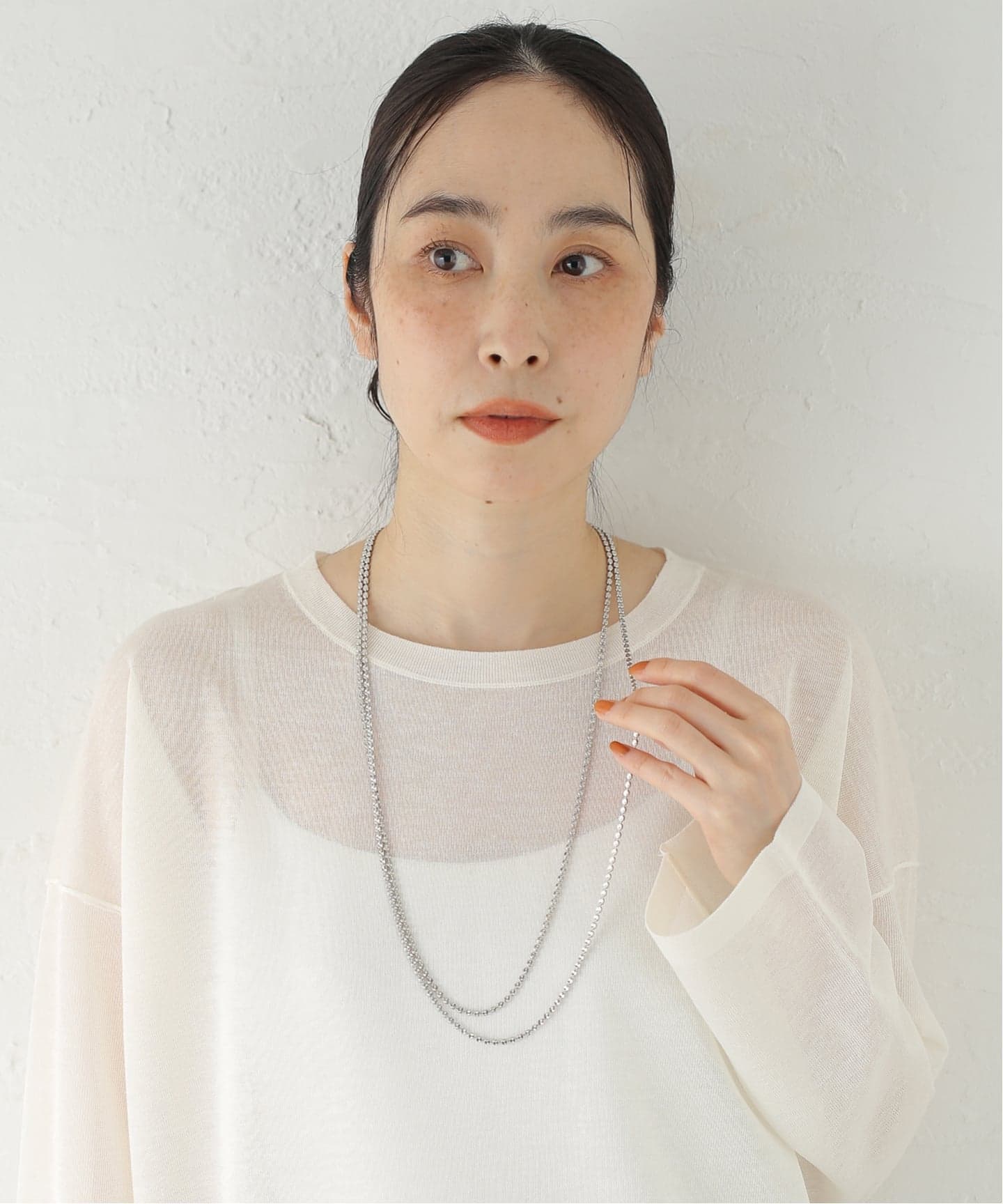 EO / イオ BALL CHAIN LONG NECKLACE（ネックレス）｜Spick & Span