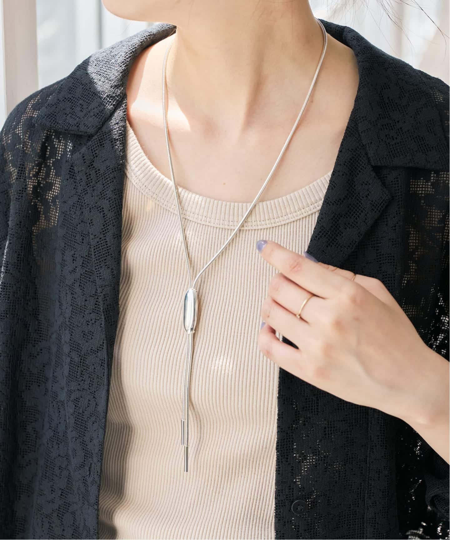 EO / イオ LOOP TIE NECKLACE（ネックレス）｜Spick & Span（スピック
