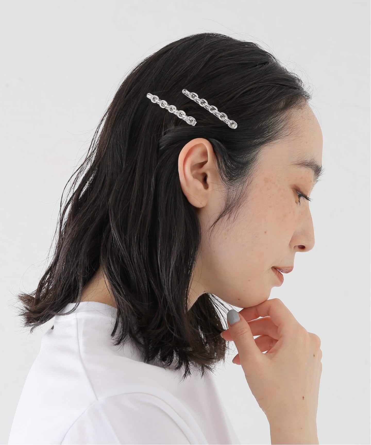 heyep/ヘイップ Chain Hair Pins 2piece set（ヘアアクセサリー）｜UBY