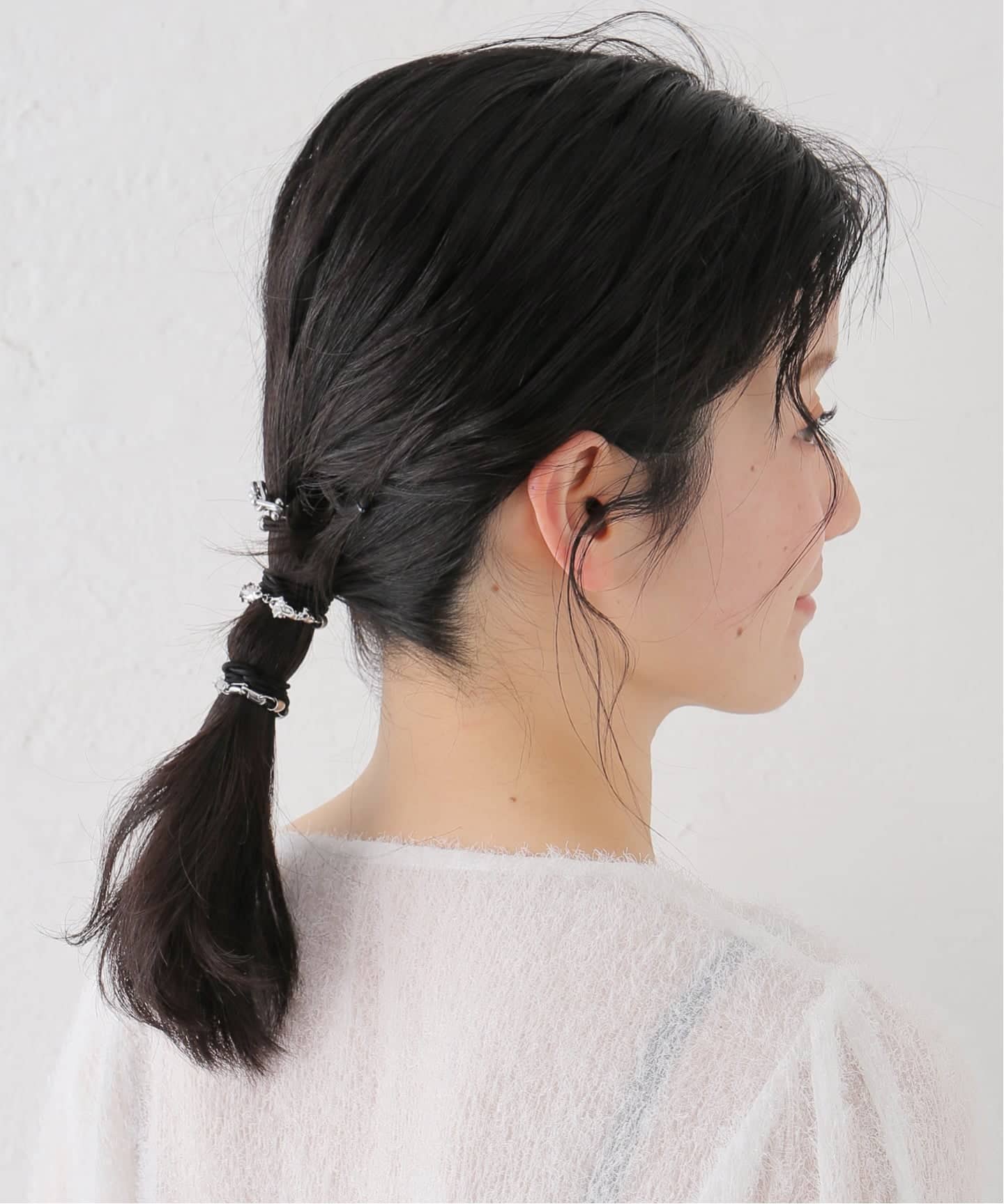heyep/ヘイップ】 Cat&Meral Parts Hair Ties 3 Piece（ヘア