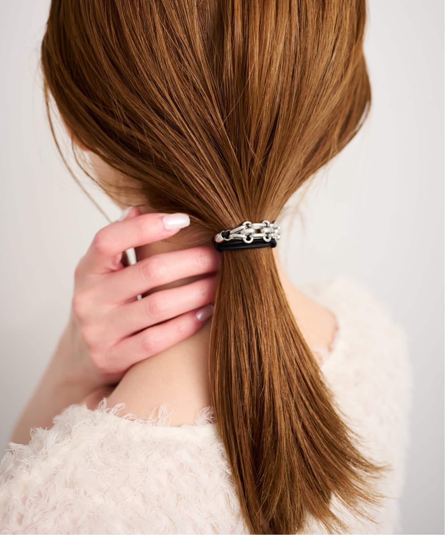 heyep / ヘイップ Chunky Chain Hair Ties 3piece（ヘアアクセサリー