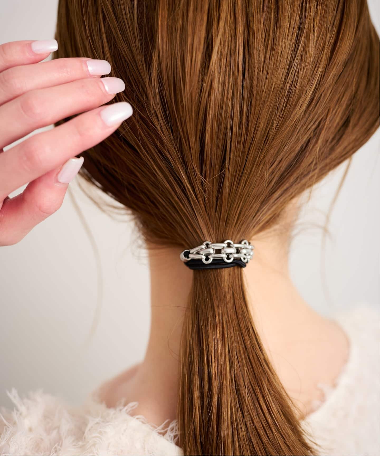 未使用品 ＜heyep＞ ヘイップ チェーン ヘアタイ/3P heyep / ヘイップ Chunky Chain Hair Ties 3piece（ヘアアクセサリー