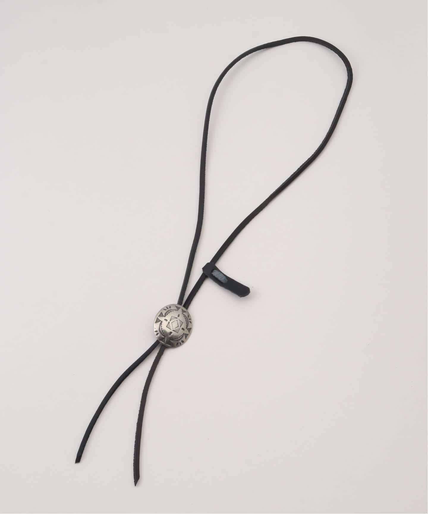 YUKETEN/ユケテン LEATHER BOLO TIE W CONCHO（その他アクセサリー