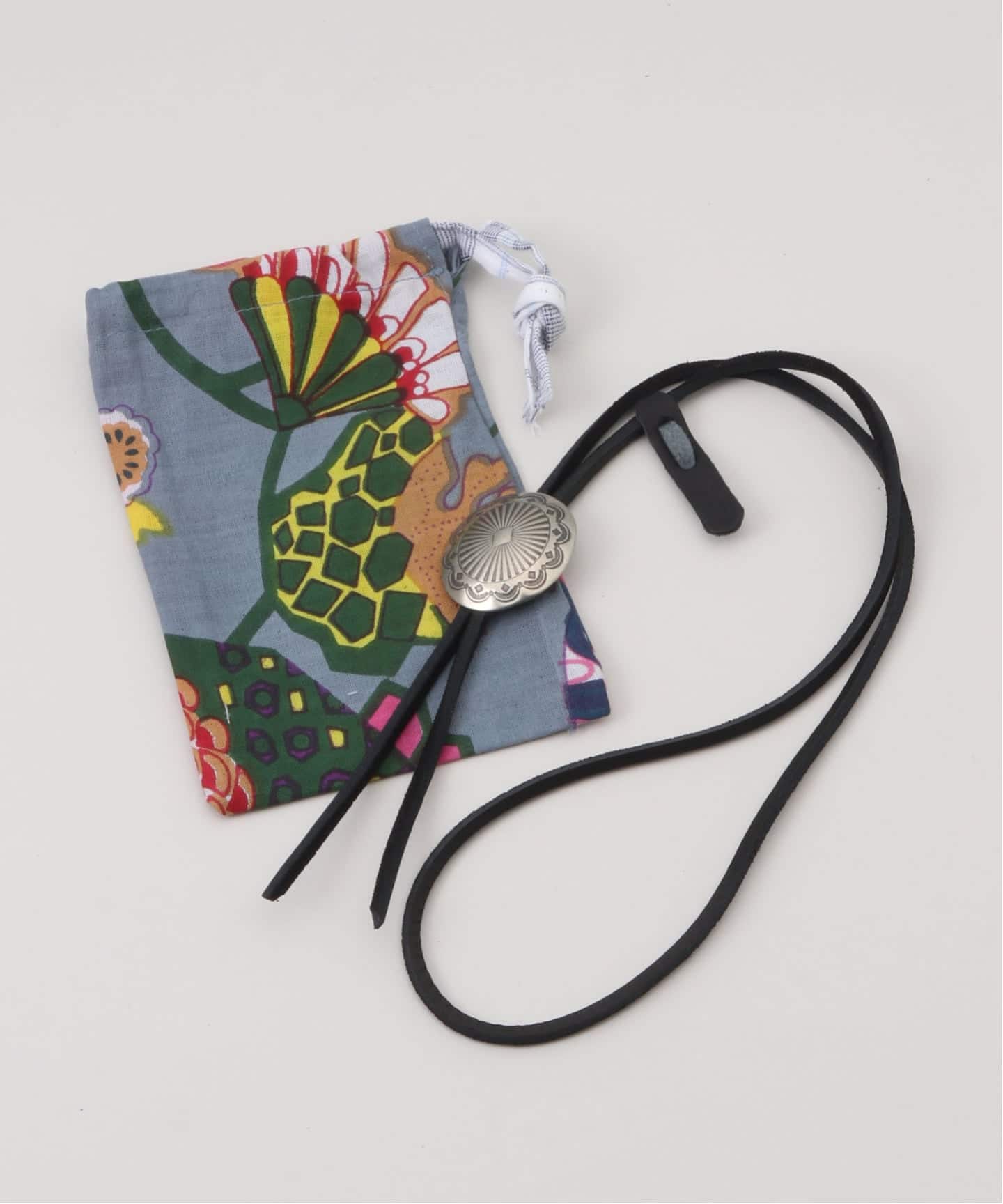 YUKETEN/ユケテン LEATHER BOLO TIE W CONCHO（その他アクセサリー