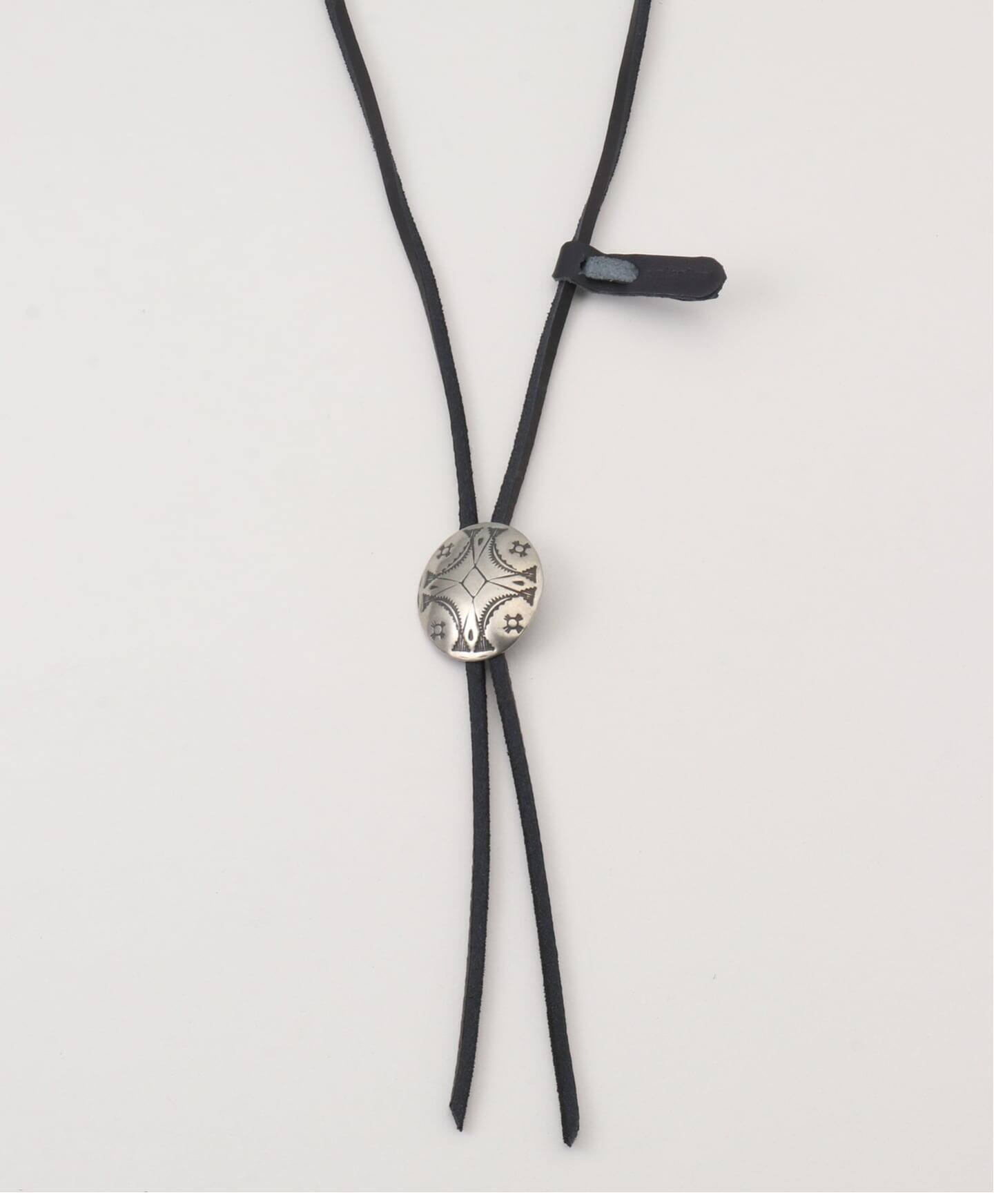YUKETEN/ユケテン LEATHER BOLO TIE W CONCHO（その他アクセサリー 