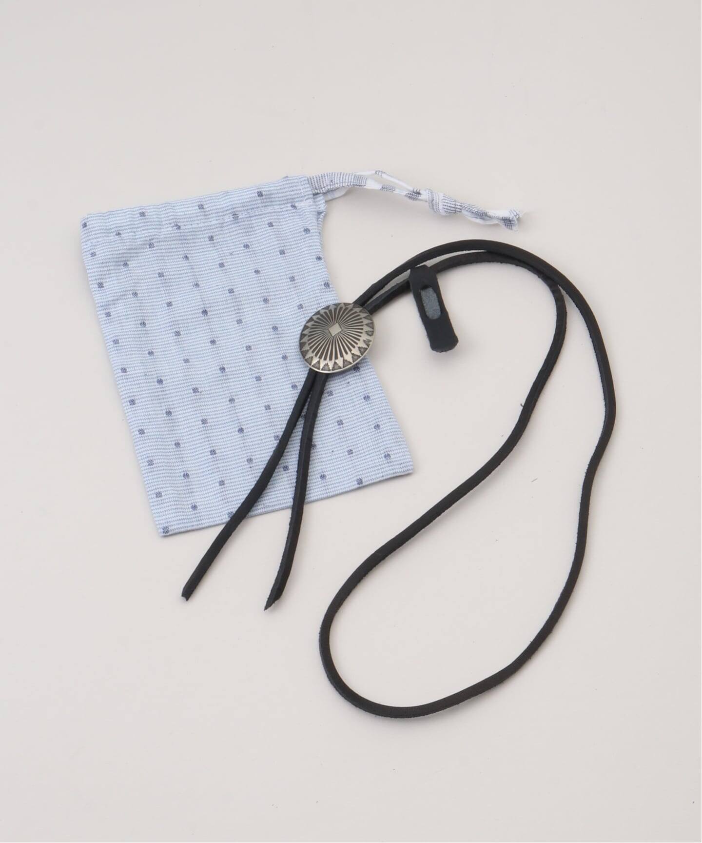 YUKETEN/ユケテンLEATHER BOLO TIE W CONCHO（その他アクセサリー 
