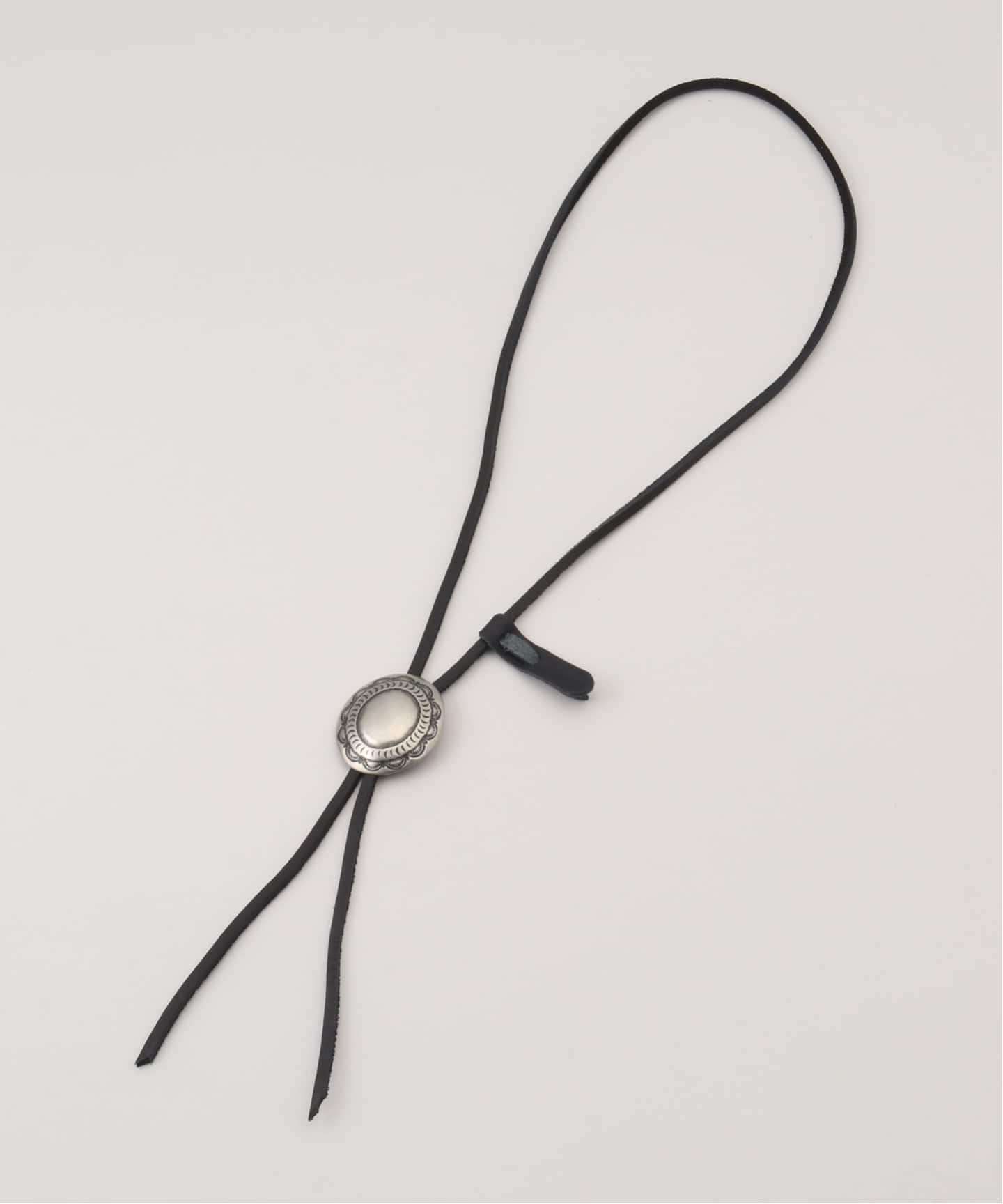 週末限定値下げ　YUKETEN LEATHER BOLO TIE フレームワーク YUKETEN/ユケテン LEATHER BOLO TIE W CONCHO（その他アクセサリー