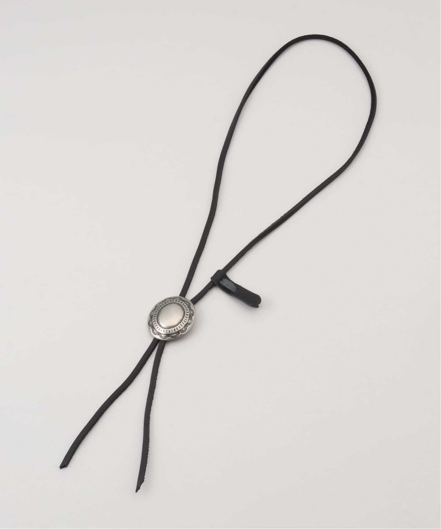 YUKETEN/ユケテン LEATHER BOLO TIE W CONCHO（その他アクセサリー 