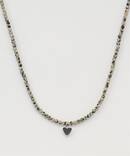 PREEK/プリーク HOW RAW HEARTCHARM ROUND STONE NEC