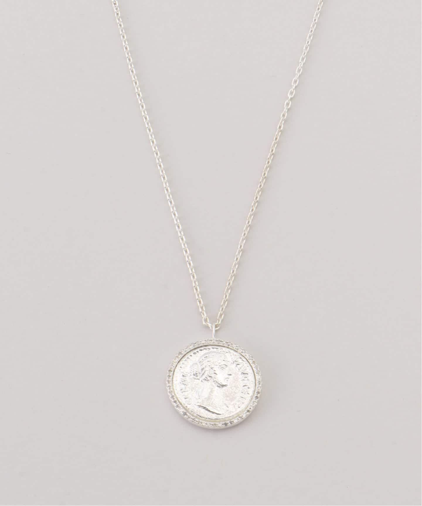【専用です】新品　MALUS/マリュス 別注 ペンダント 60cm MALUS/マリュス diamond coin ネックレス（ネックレス）｜FRAMeWORK